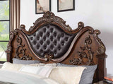 Esparanza Brown Cherry Queen Bed from Furniture of America - Luna Furniture