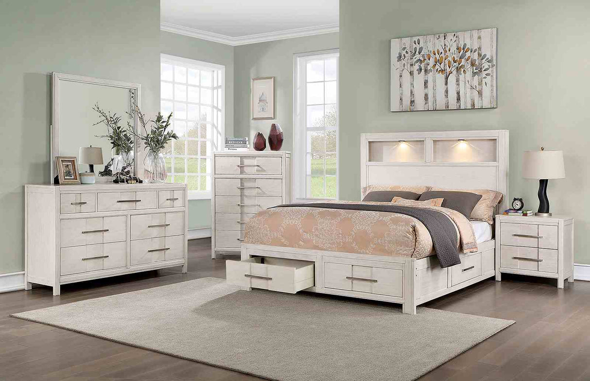 Berenice White Dresser from Furniture of America - Luna Furniture