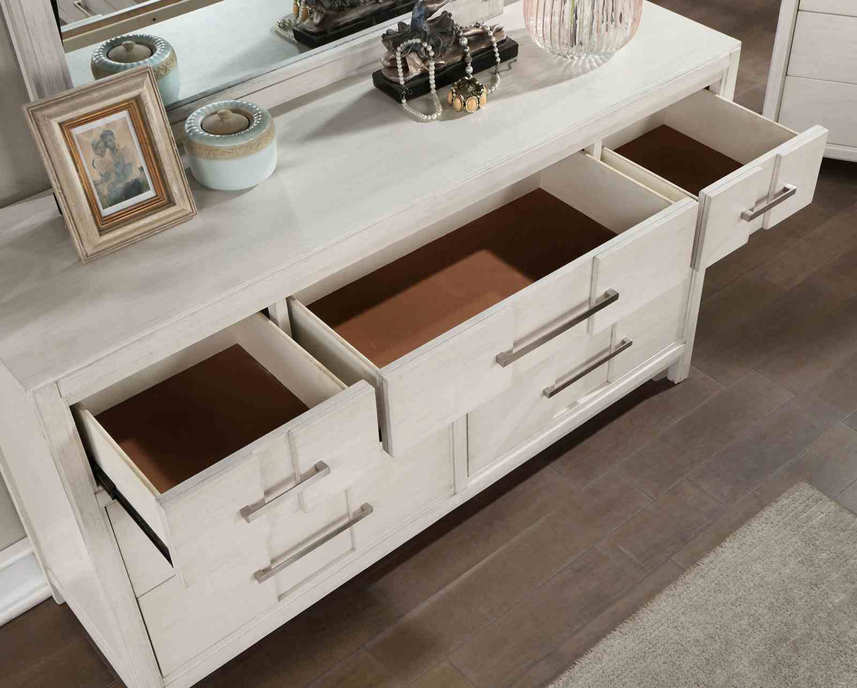 Berenice White Dresser from Furniture of America - Luna Furniture