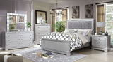 Belleterre Silver King Bed from Furniture of America - Luna Furniture