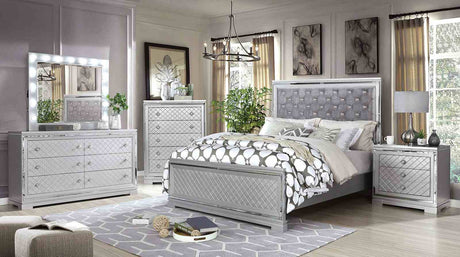 Belleterre Silver Mirror (Mirror Only) from Furniture of America - Luna Furniture