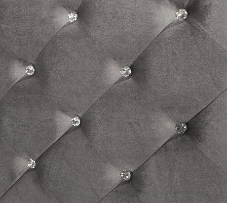 Belleterre Silver King Bed from Furniture of America - Luna Furniture