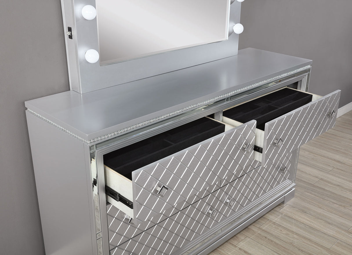Belleterre Silver Dresser from Furniture of America - Luna Furniture
