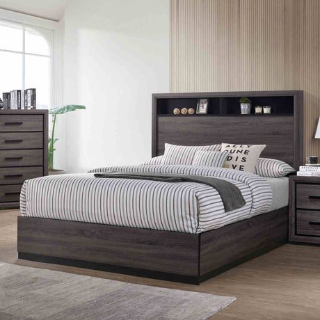 Conwy Gray Cal.King Bed from Furniture of America - Luna Furniture