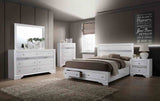 Chrissy White 4 Pc Queen Bedroom Set from Furniture of America - Luna Furniture