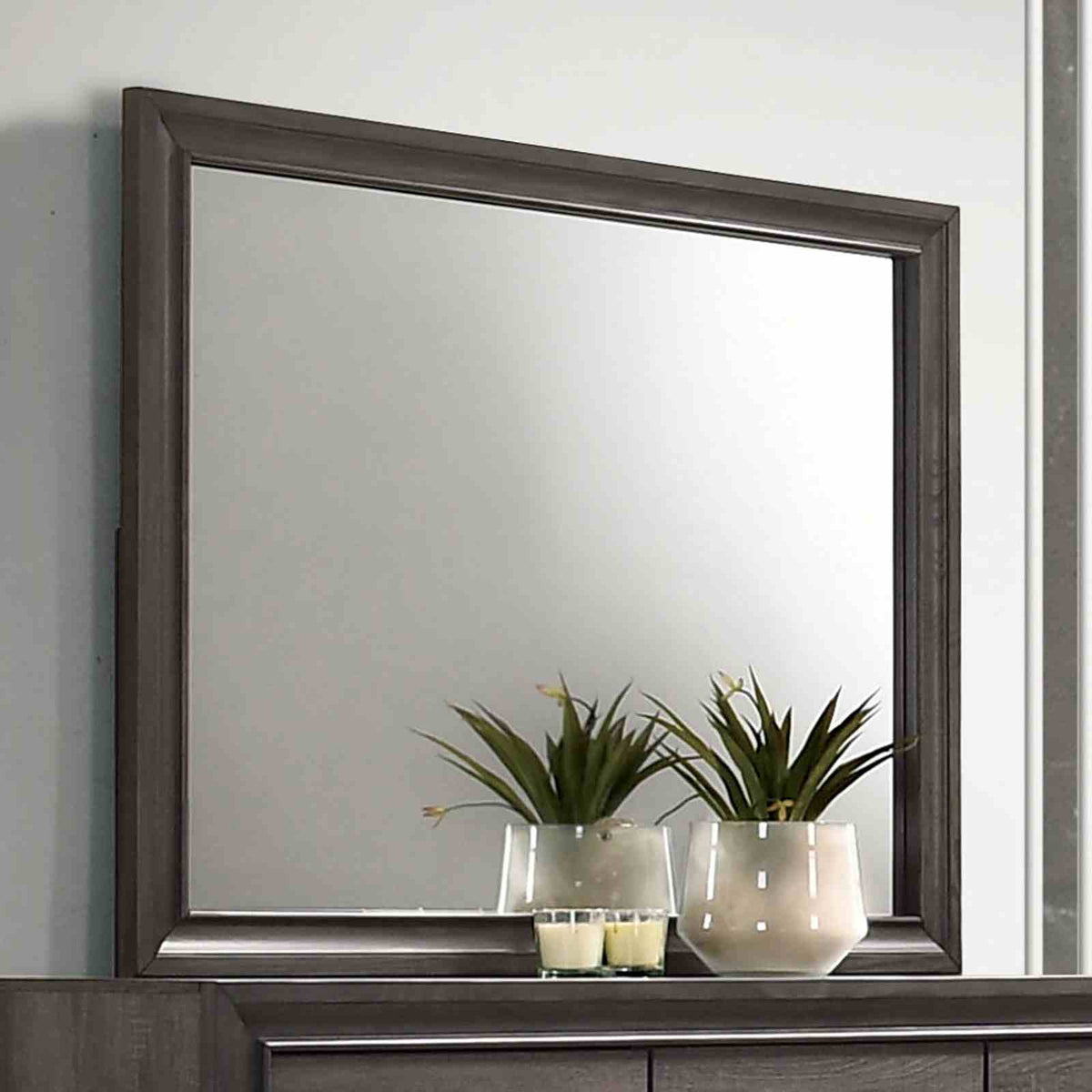 Chrissy Gray 5 Pc Queen Bedroom Set from Furniture of America - Luna Furniture