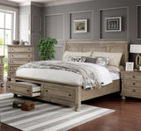 Wells Gray Transitional Storage Bedroom Set from Furniture of America - Luna Furniture