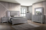 Alanis Light Gray Mirror (Mirror Only) from Furniture of America - Luna Furniture