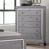 Alanis Light Gray Chest from Furniture of America - Luna Furniture