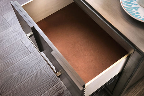 Berenice Gray Night Stand from Furniture of America - Luna Furniture