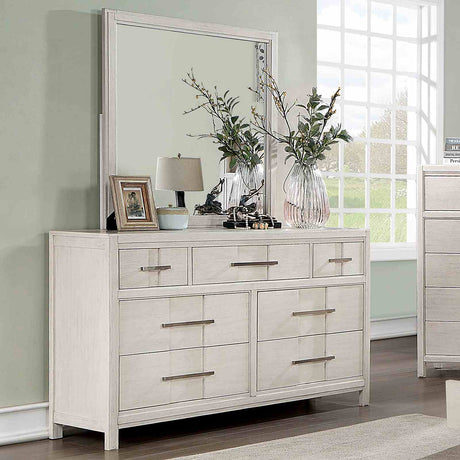 Berenice White Dresser from Furniture of America - Luna Furniture