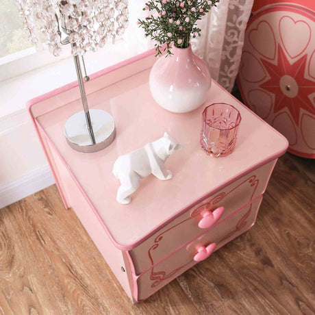 Rheanna Pink Night Stand from Furniture of America - Luna Furniture