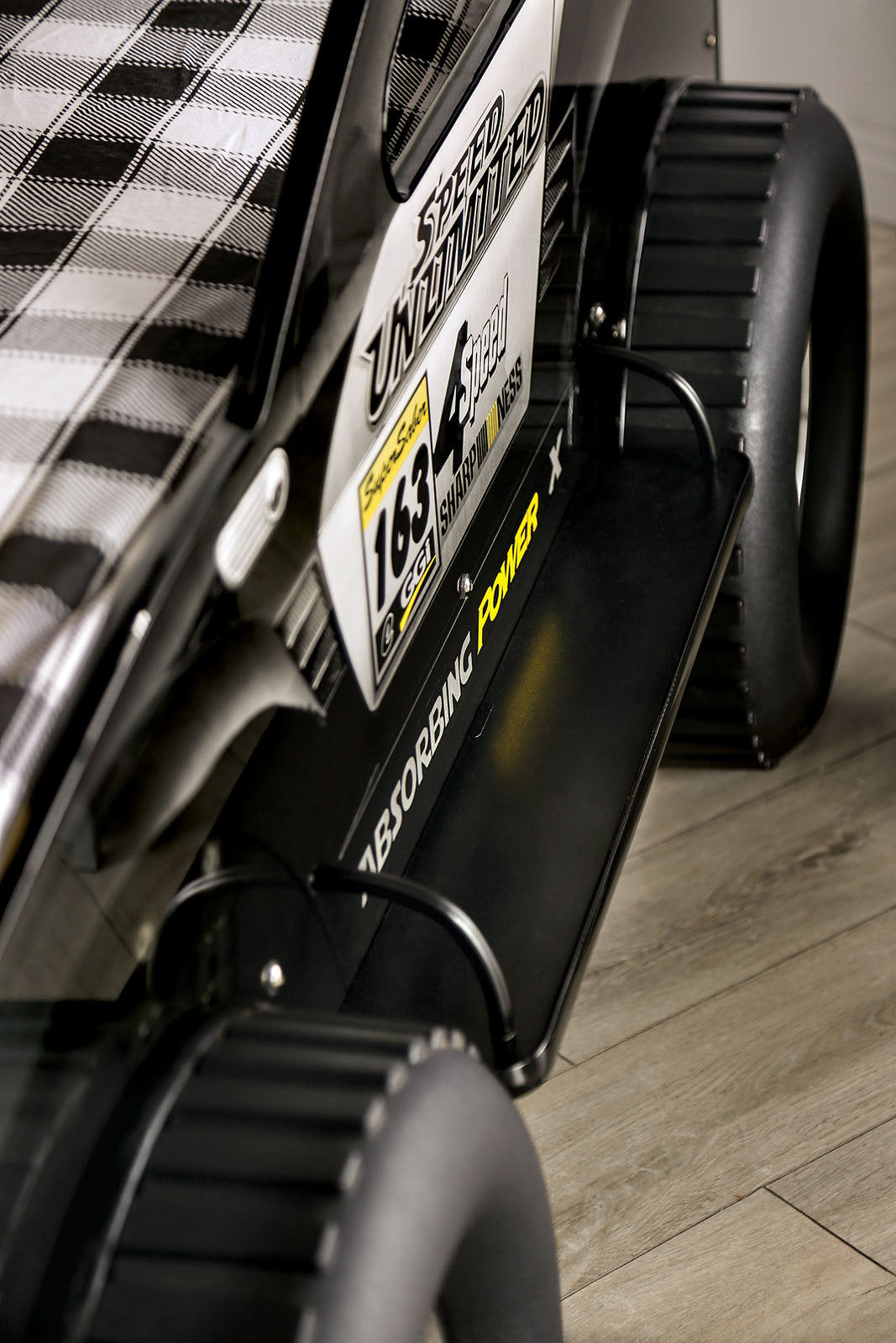 Speed Jump Black Twin Bed from Furniture of America - Luna Furniture