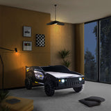 Speed Jump Black Twin Bed from Furniture of America - Luna Furniture
