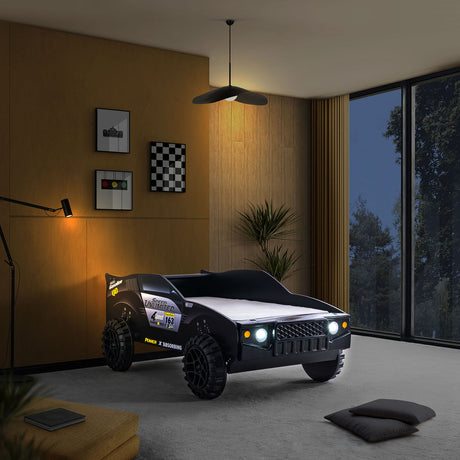Speed Jump Black Twin Bed from Furniture of America - Luna Furniture