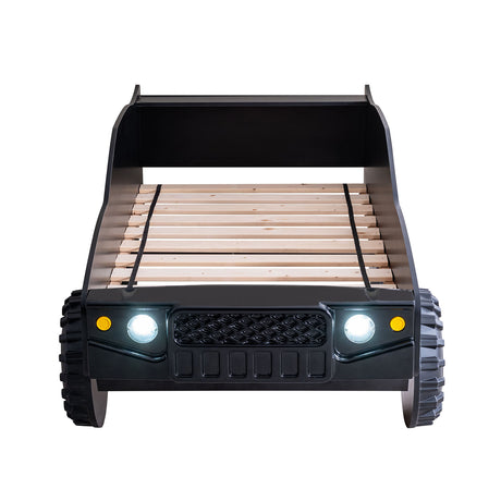 Speed Jump Black Twin Bed from Furniture of America - Luna Furniture
