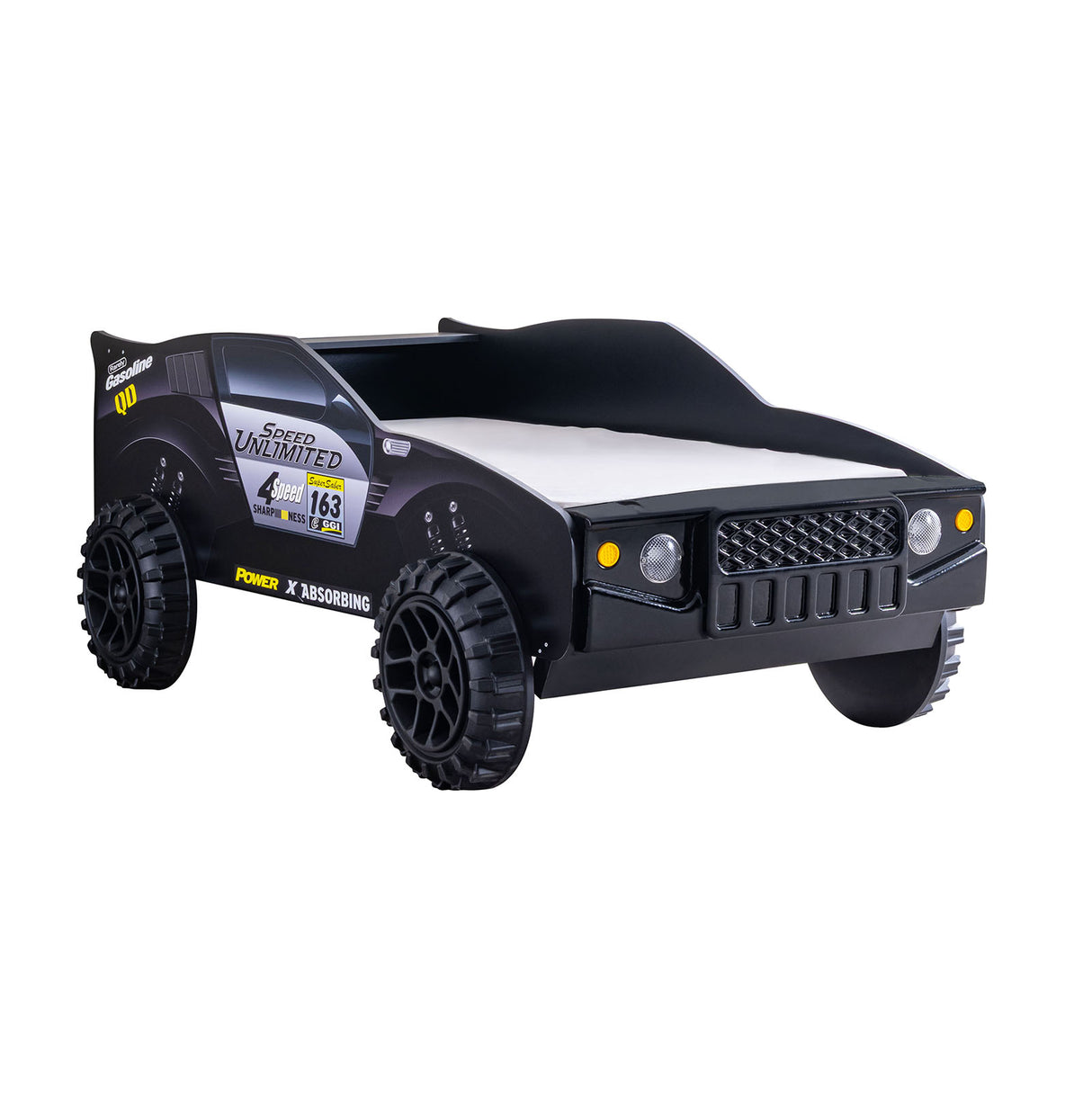 Speed Jump Black Twin Bed from Furniture of America - Luna Furniture