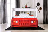 Firestall Red Twin Bed from Furniture of America - Luna Furniture