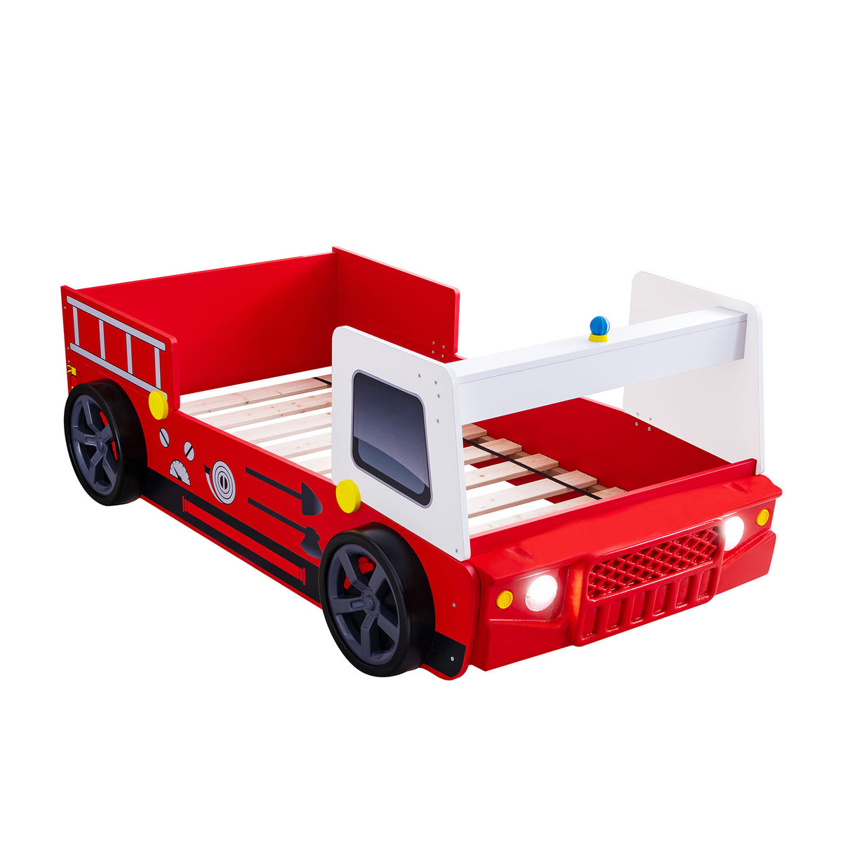 Firestall Red Twin Bed from Furniture of America - Luna Furniture