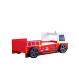 Firestall Red Twin Bed from Furniture of America - Luna Furniture