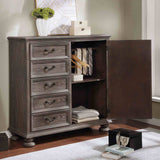 Lysandra Rustic Natural Armoire from Furniture of America - Luna Furniture