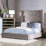 Mirabelle Gray Queen Bed from Furniture of America - Luna Furniture