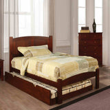 Cara Cherry 4-Piece Twin Bedroom Set from Furniture of America - Luna Furniture