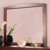 Omnus Cherry Mirror (Mirror Only) from Furniture of America - Luna Furniture