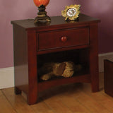 Omnus Cherry Night Stand from Furniture of America - Luna Furniture
