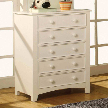 Omnus White Chest from Furniture of America - Luna Furniture