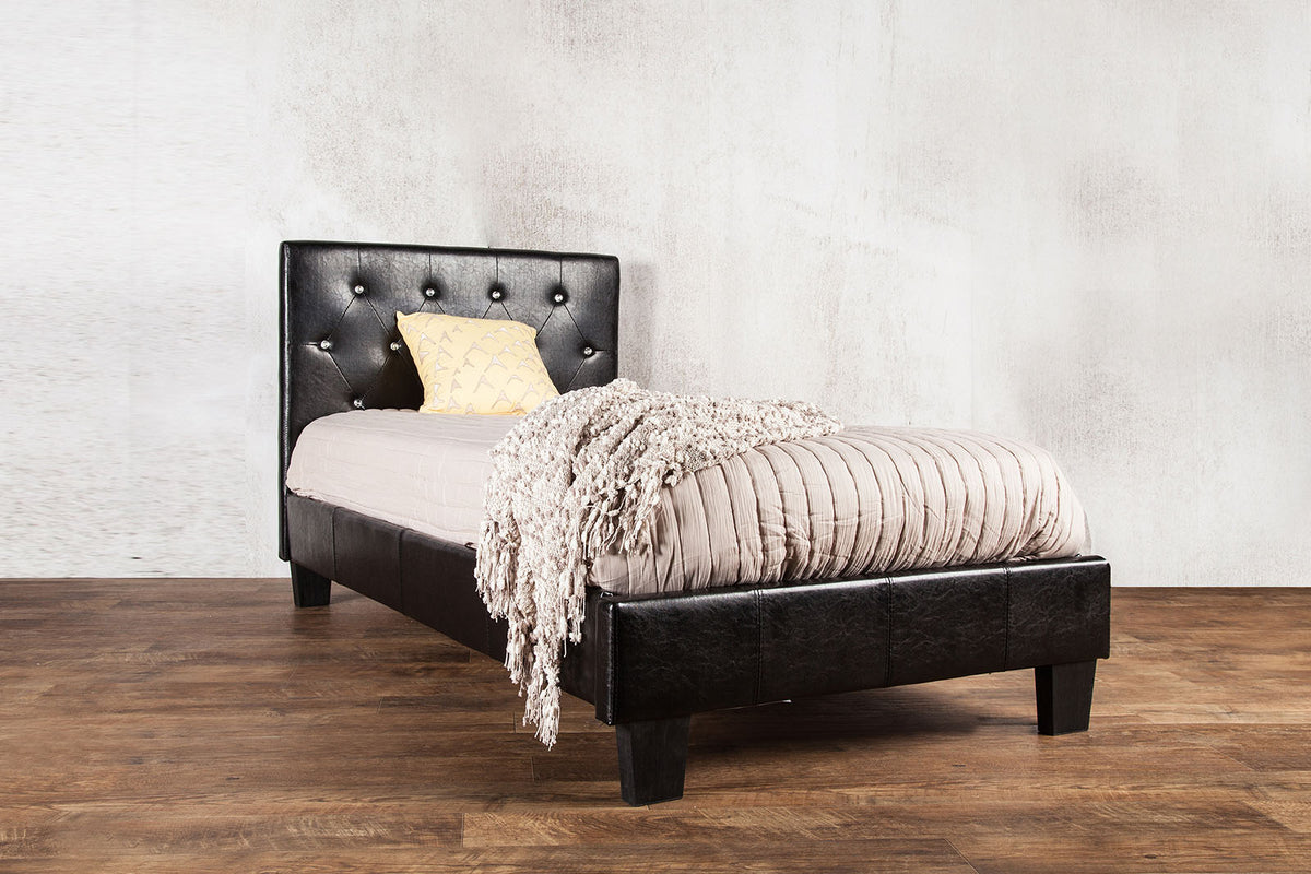 Velen Black California King Bed from Furniture of America - Luna Furniture