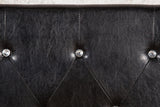 Velen Black Full Upholstered Tufted Bed from Furniture of America - Luna Furniture