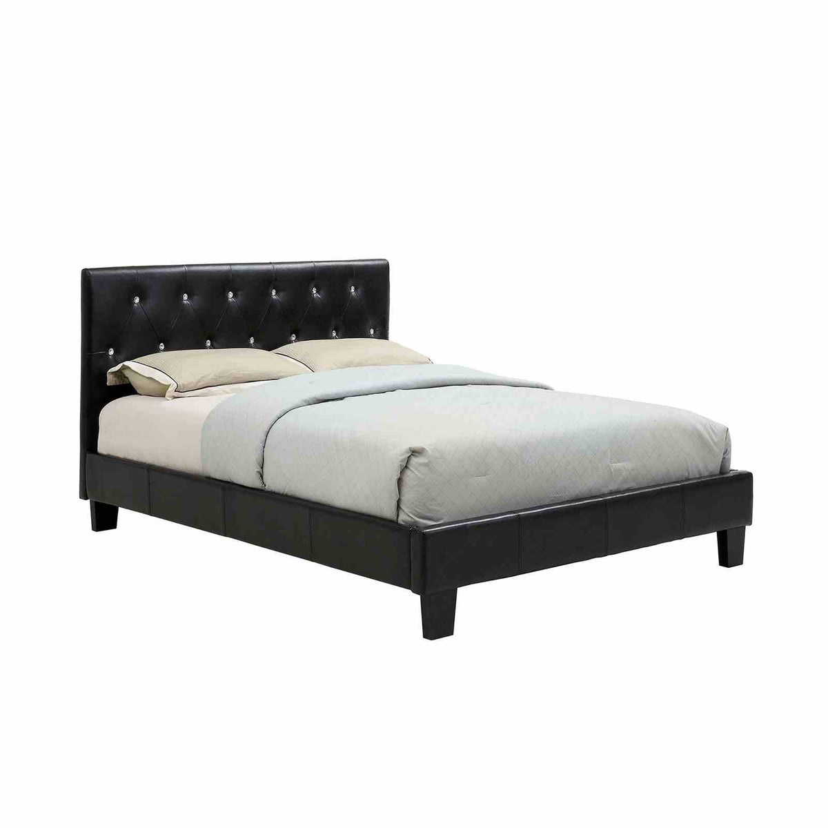 Velen Black California King Bed from Furniture of America - Luna Furniture