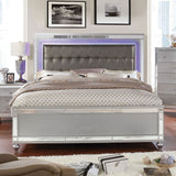 Brachium Silver California King Bed from Furniture of America - Luna Furniture