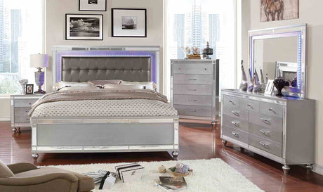 Brachium Silver Mirror (Mirror Only) from Furniture of America - Luna Furniture