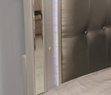 Brachium Silver California King Bed from Furniture of America - Luna Furniture