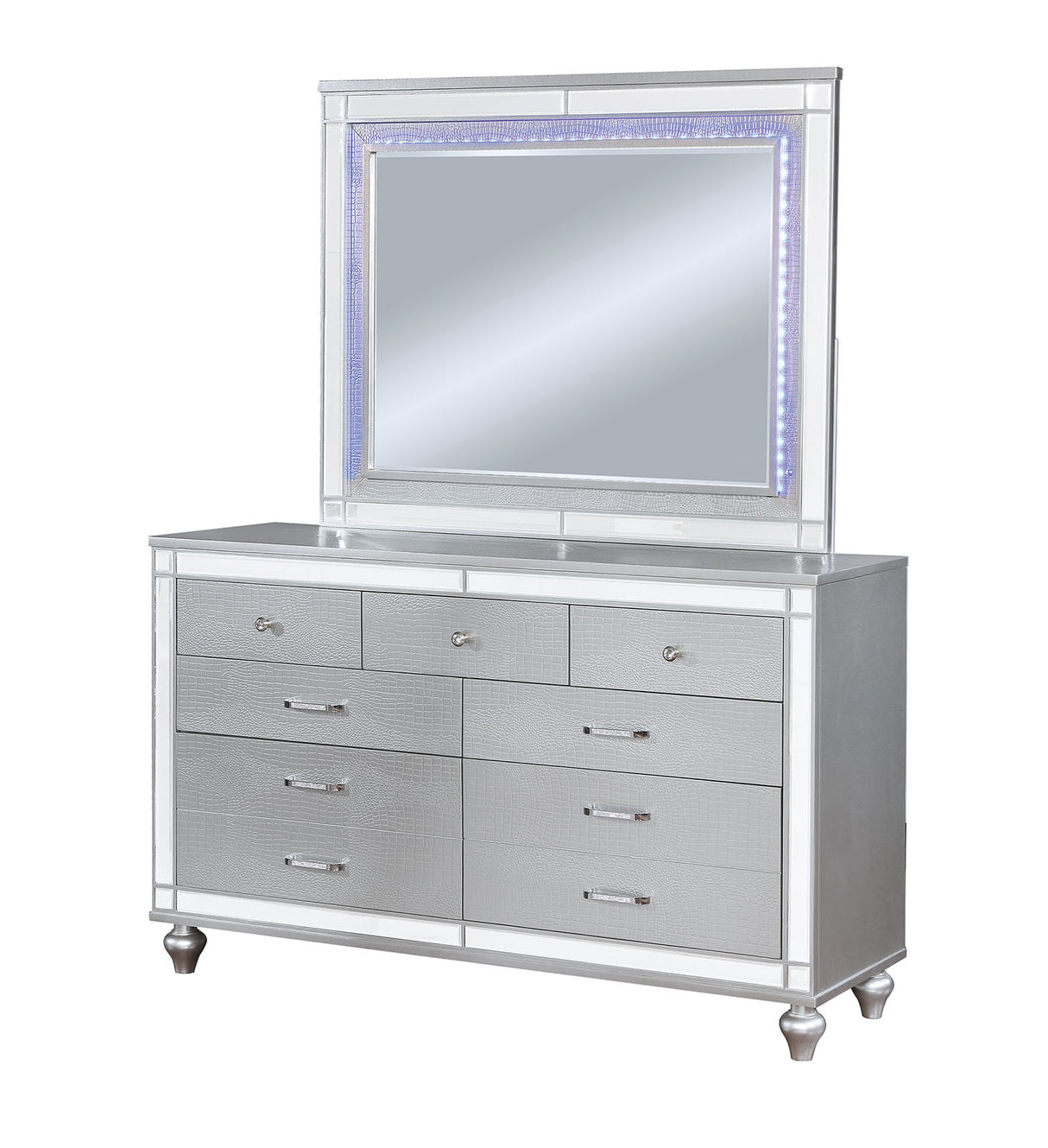 Brachium Silver Dresser from Furniture of America - Luna Furniture