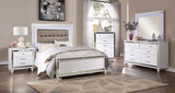 Brachium White California King Bed from Furniture of America - Luna Furniture