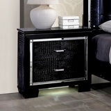 Bellanova Black Night Stand from Furniture of America - Luna Furniture