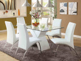 Wailoa White Side Chair from Furniture of America - Luna Furniture