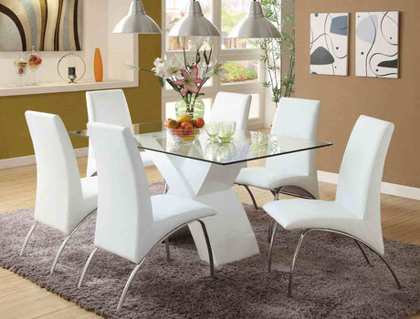 Wailoa White Side Chair from Furniture of America - Luna Furniture