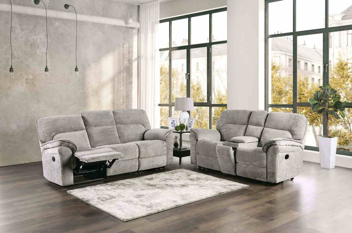 Josias Light Gray Chair from Furniture of America - Luna Furniture