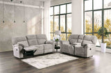 Josias Light Gray Chair from Furniture of America - Luna Furniture