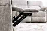 Josias Light Gray Chair from Furniture of America - Luna Furniture