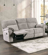 Josias Light Gray Transitional Reclining Living Room Set from Furniture of America - Luna Furniture