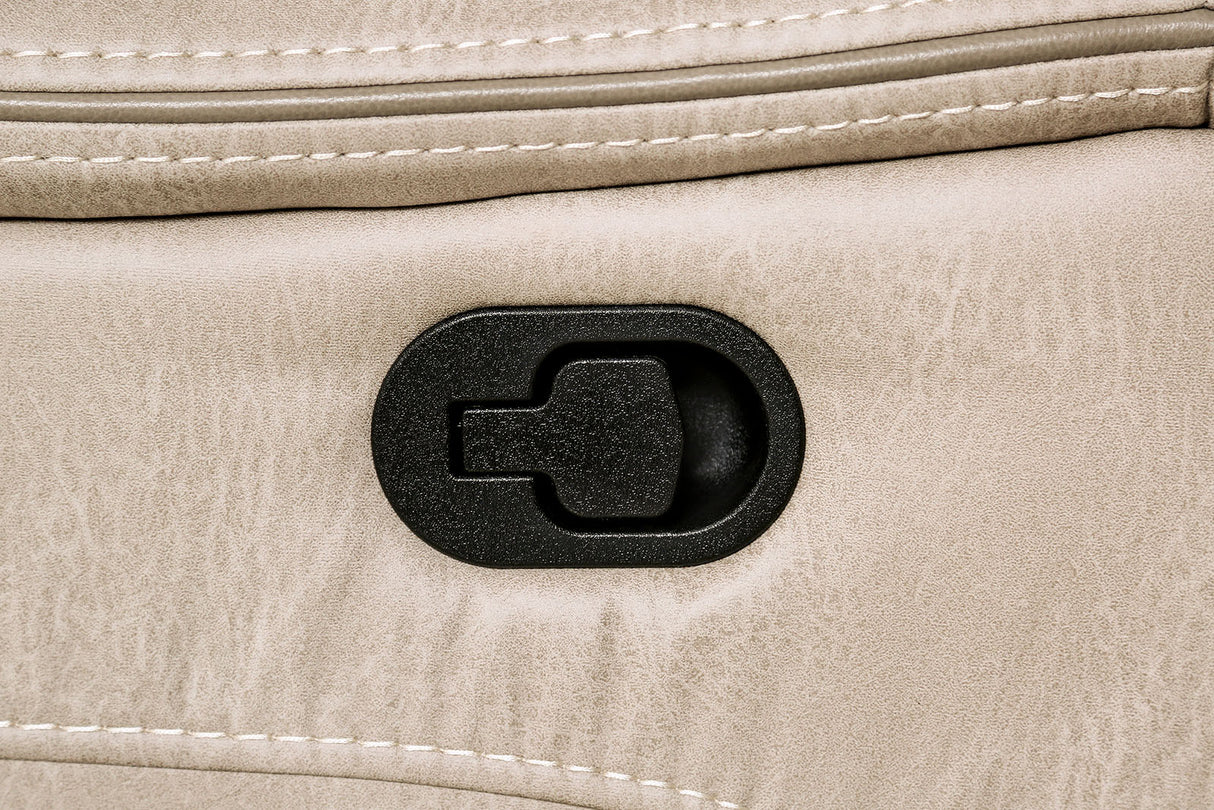 Henricus Beige Glider Recliner from Furniture of America - Luna Furniture