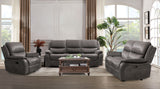 Henricus Dark Gray Loveseat from Furniture of America - Luna Furniture