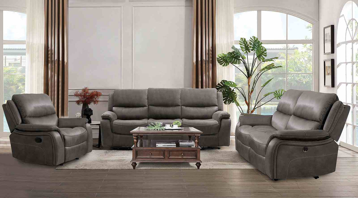 Henricus Dark Gray Sofa from Furniture of America - Luna Furniture