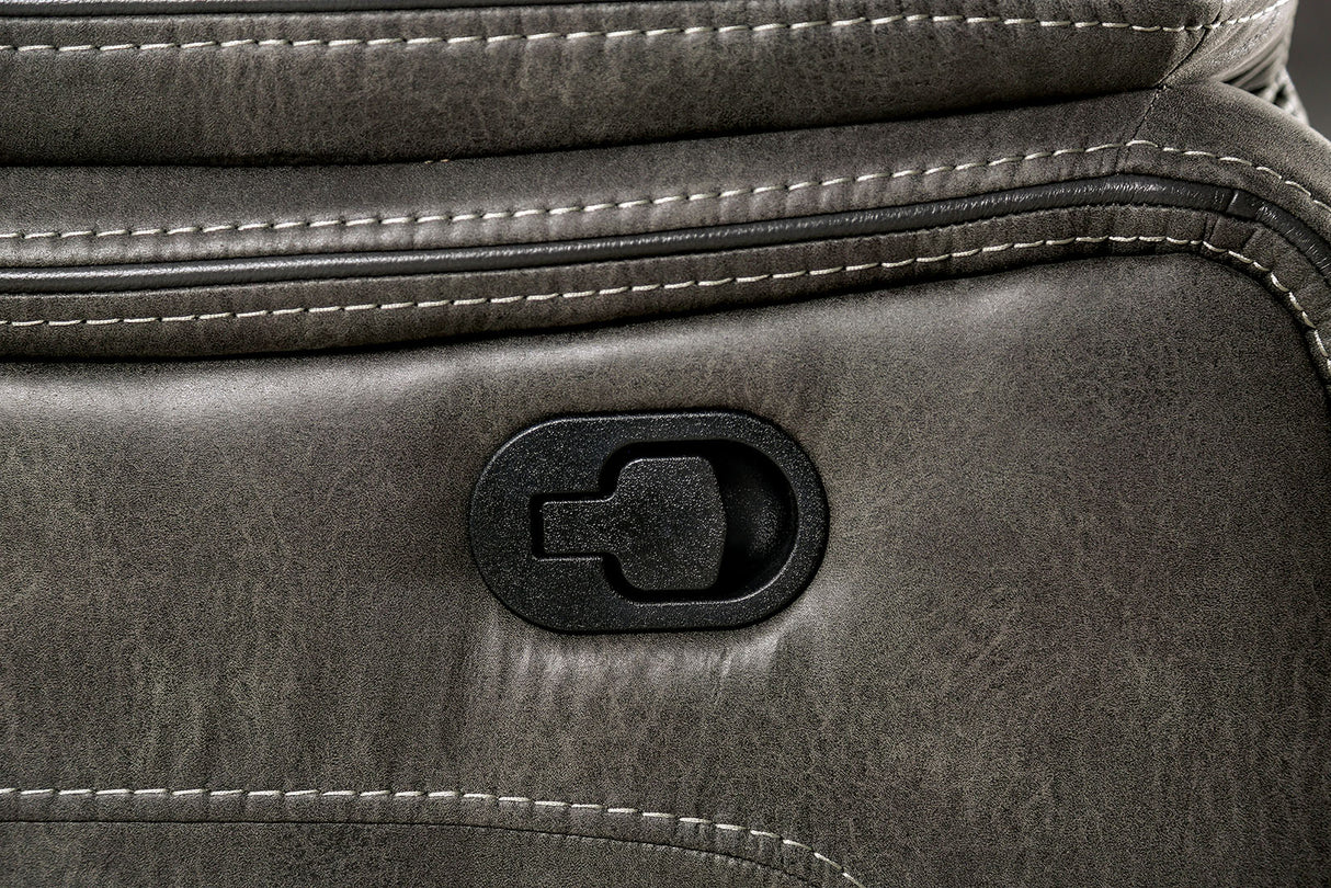 Henricus Dark Gray Glider Recliner from Furniture of America - Luna Furniture