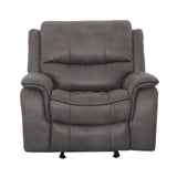 Henricus Dark Gray Glider Recliner from Furniture of America - Luna Furniture